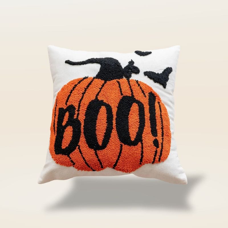 Housse de coussin halloween | Dreamy Sloth® Citrouille / 45x45 cm