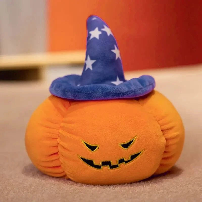 OK / New Home Textile Products Funny Halloween Pumpkin Pillow Soft and Comfortable Pillow Stretch Super Soft Pillow Orange Cushion 04 / 20X20CM