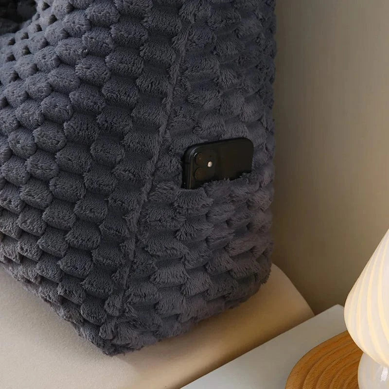 OK / Wedge Headboard Pillow Bed Wedge Pillow for Headboard Triangular Headboard Pillow with Neck Roll Pillows with Removable Cover