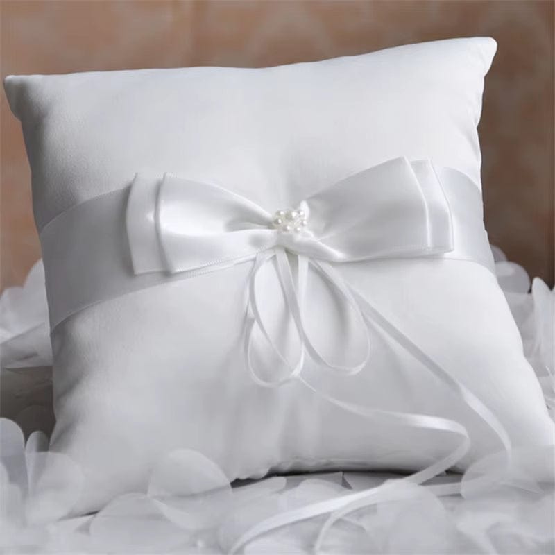Coussin alliance mariage | Dreamy Sloth® Blanc / 10x10 cm
