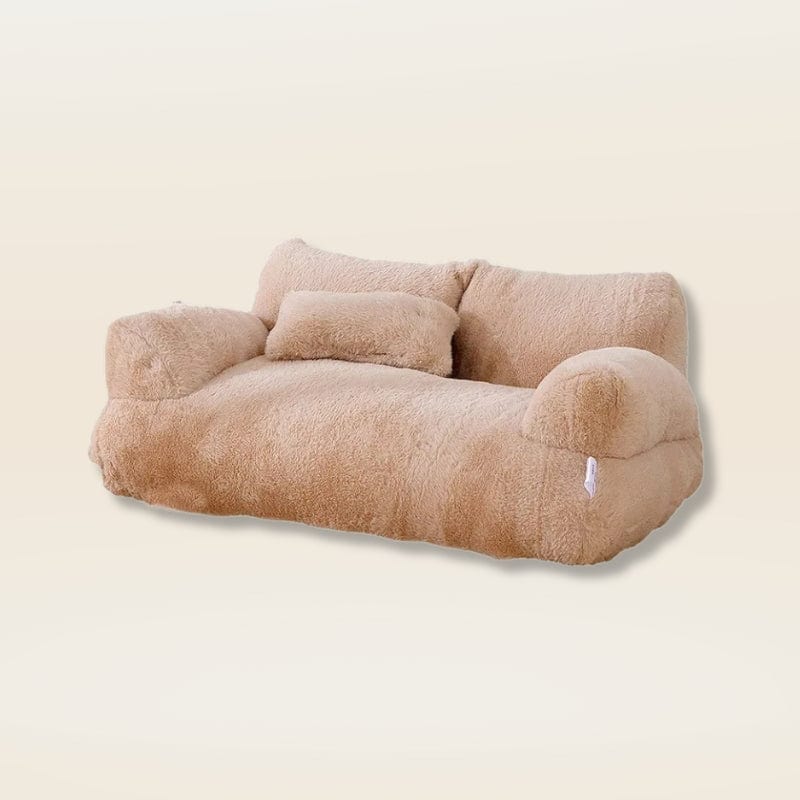 Coussin apaisant chat | Dreamy Sloth® Marron / M (55x38x18cm)