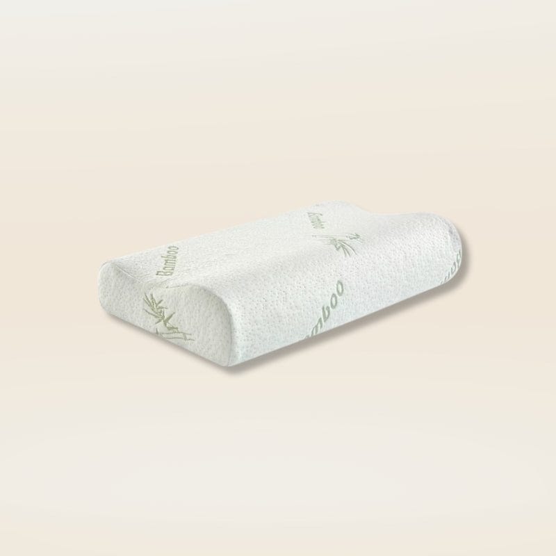 Coussin bambou memoire de forme | Dreamy Sloth® Blanc / 40x25 cm