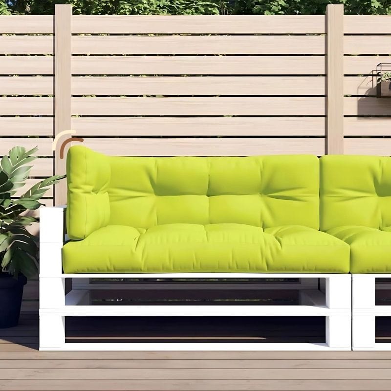 Coussin banquette palette | Dreamy Sloth® Vert / 120x80x12 cm