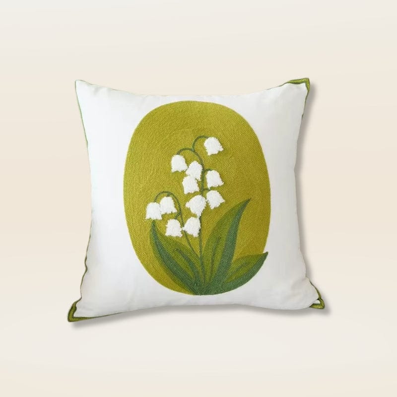 Coussin brodé | Dreamy Sloth® Vert / 45x45 cm