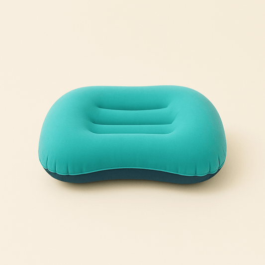 Coussin camping gonflable | Dreamy Sloth® Bleu / 35x44 cm
