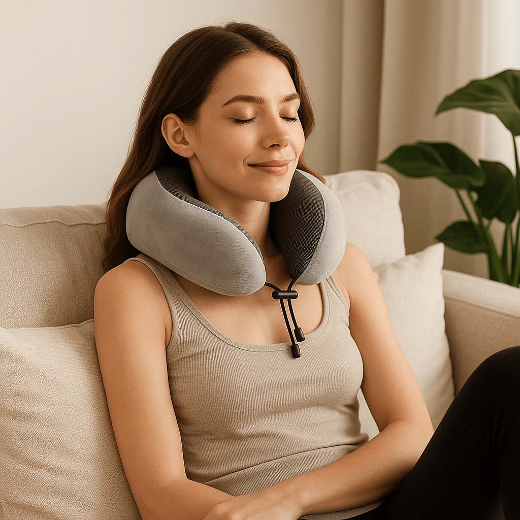 Coussin cervical voyage | Dreamy Sloth® Gris / 30x25 cm