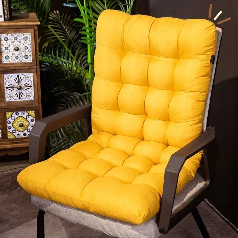 Coussin chaise de bureau | Dreamy Sloth® Jaune / 35x70 cm