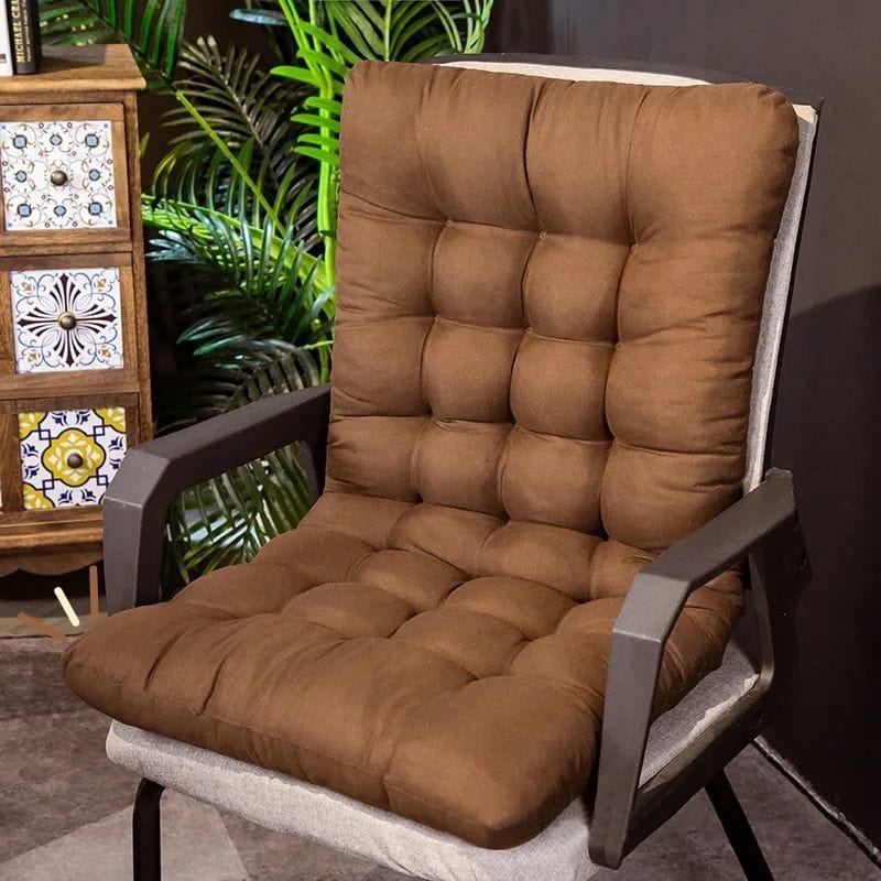 Coussin chaise de bureau | Dreamy Sloth® Marron / 35x70 cm