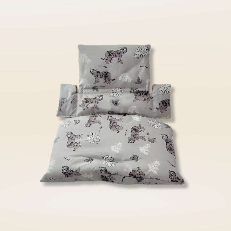 Coussin chaise haute en bois | Dreamy Sloth® Gris / 36x24 cm