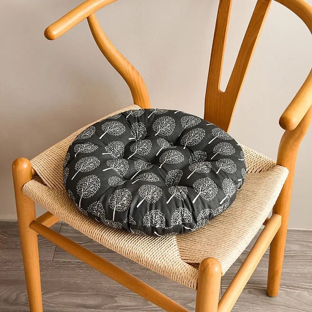 Coussin chaise rond | Dreamy Sloth® Gris foncé