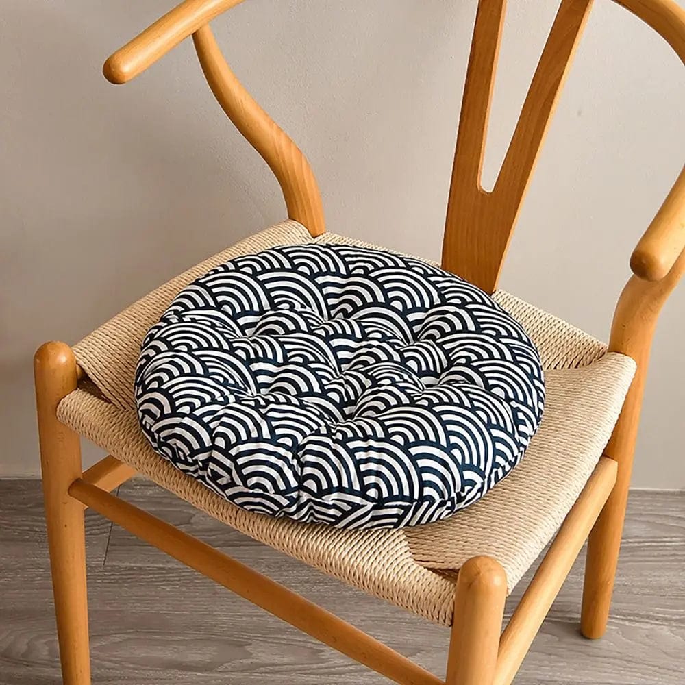 Coussin chaise rond | Dreamy Sloth® Noir