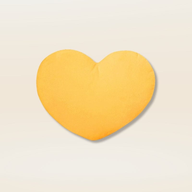Coussin coeur | Dreamy Sloth® Jaune / S (15 cm)
