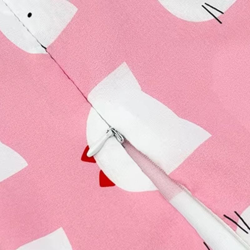 Coussin d'allaitement ergonomique | Dreamy Sloth® Rose / 56x39 cm