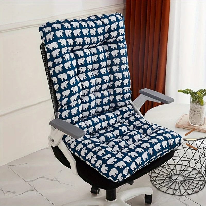 Coussin de chaise de bureau | Dreamy Sloth® Bleu / 85x45 cm