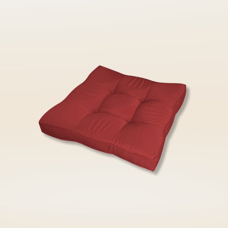 Coussin de chaise extérieur imperméable | Dreamy Sloth® Rouge / 45x45 cm