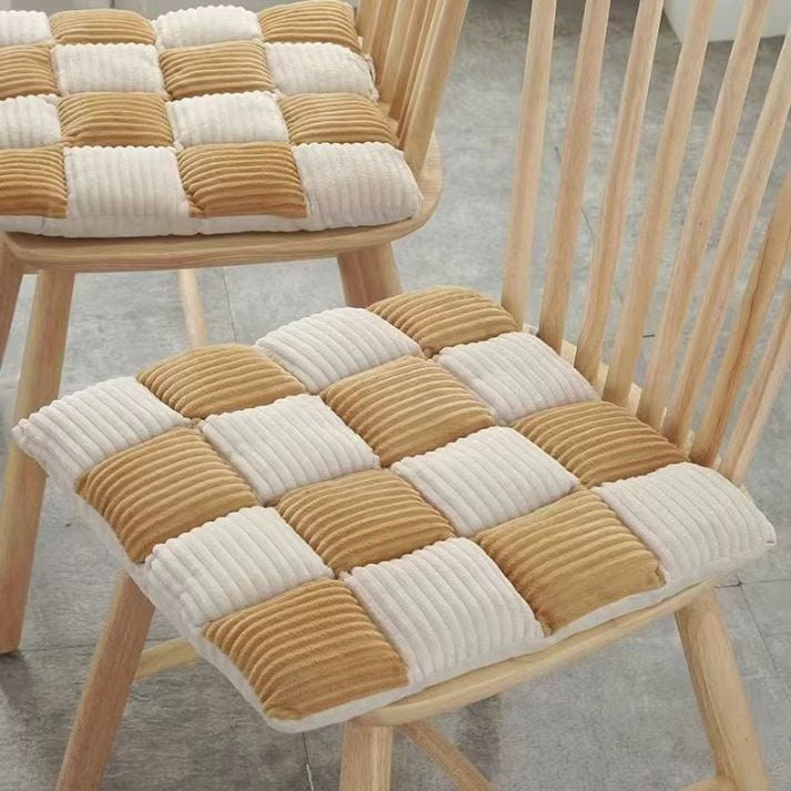 Coussin de chaise intérieur | DreamySloth® Orange / 42x42 cm