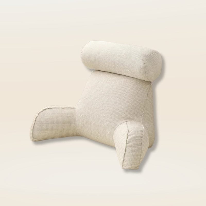 Coussin de lecture avec accoudoirs | Dreamy Sloth® Blanc / 75x40x40 cm