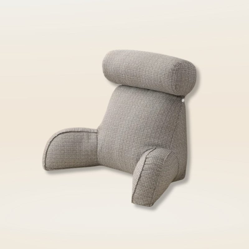Coussin de lecture avec accoudoirs | Dreamy Sloth® Gris / 75x40x40 cm