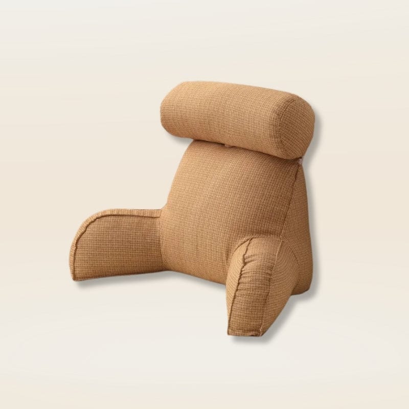 Coussin de lecture avec accoudoirs | Dreamy Sloth® Marron / 75x40x40 cm