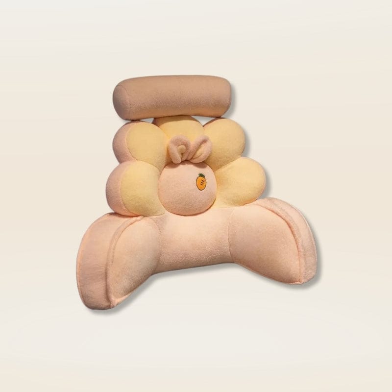 Coussin de lecture de lit | Dreamy Sloth® Rose / 60x50 cm