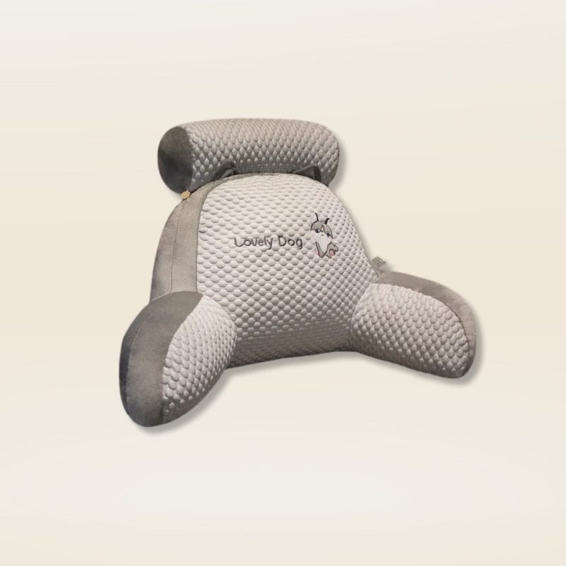 Coussin de lecture lit | Dreamy Sloth® Gris / 60x45x20cm