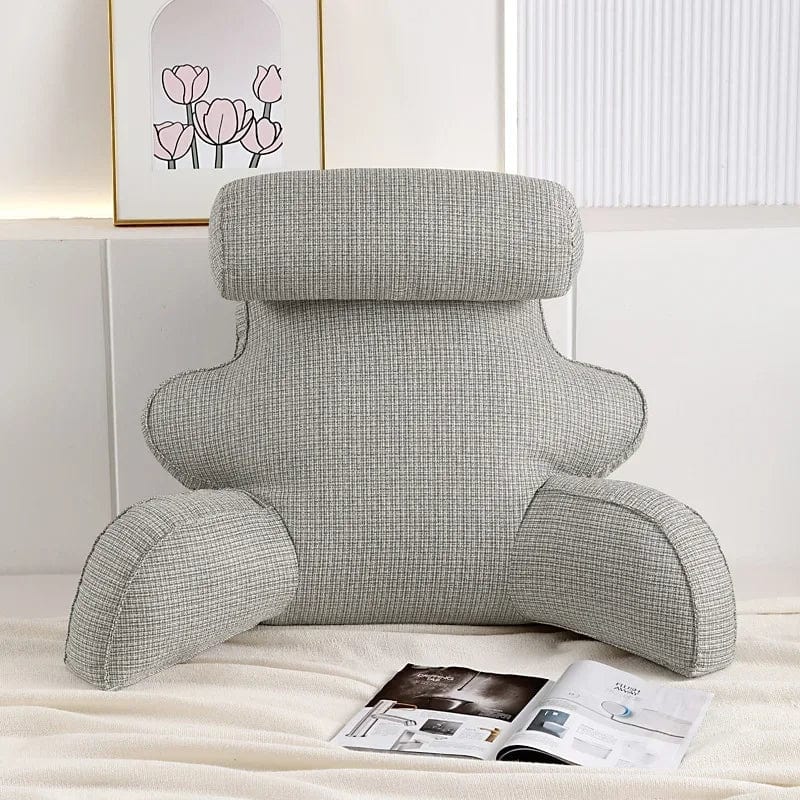 Coussin de lecture lombaire | Dreamy Sloth® Gris / 70x30 cm