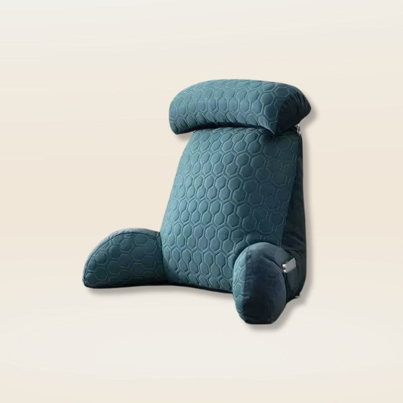 Coussin de lecture memoire de forme | Dreamy Sloth® Bleu / 75x58 cm