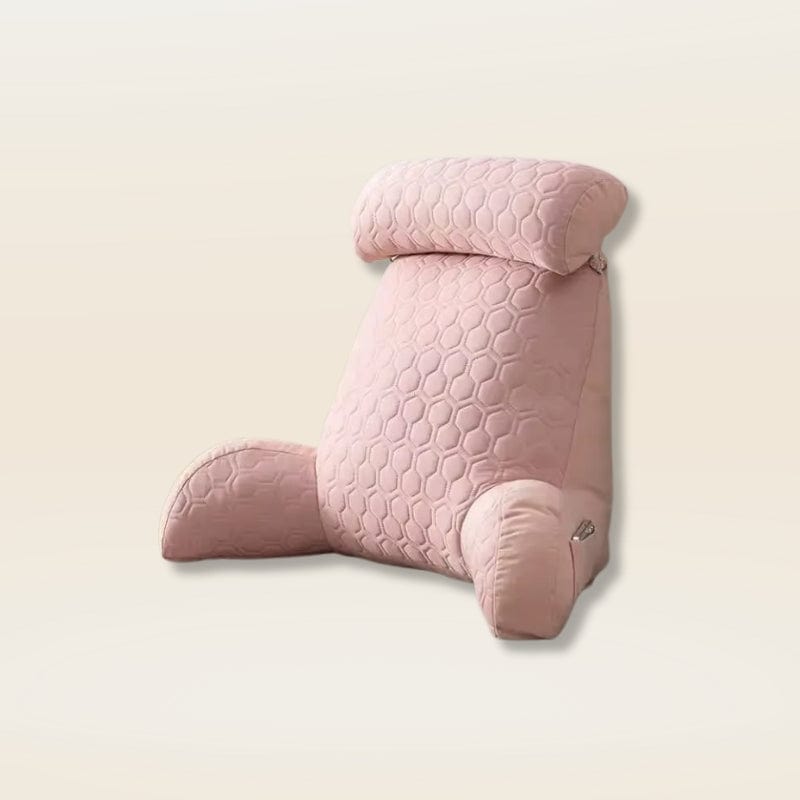 Coussin de lecture memoire de forme | Dreamy Sloth® Rose / 75x58 cm