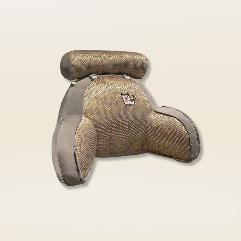 Coussin de lecture pour le lit | Dreamy Sloth® Gris / 60x40 cm