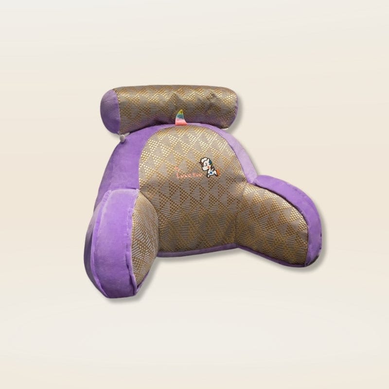 Coussin de lecture pour le lit | Dreamy Sloth® Violet / 60x40 cm