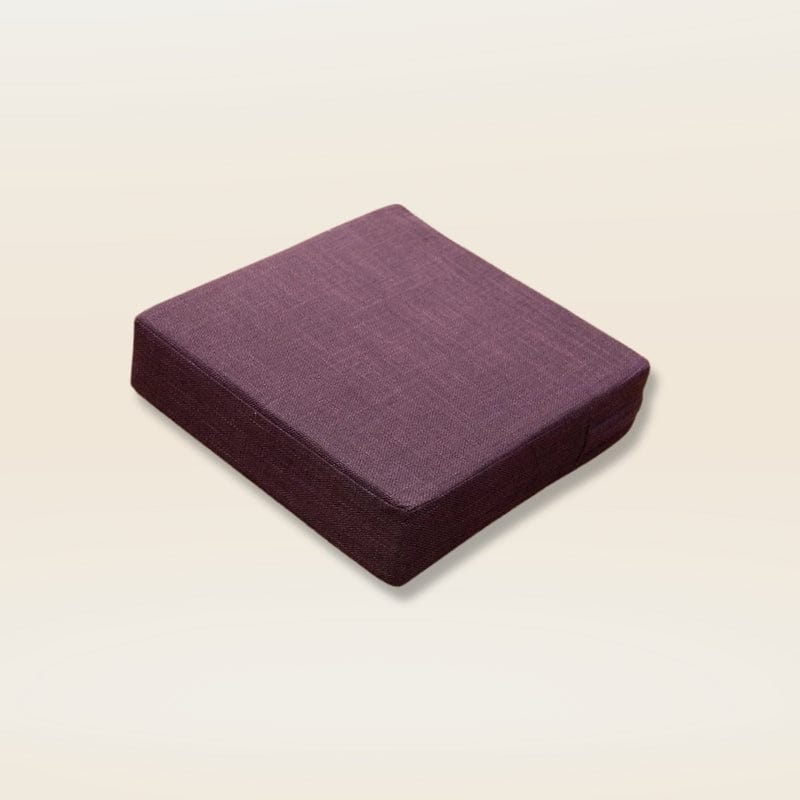Coussin de méditation carré | Dreamy Sloth® Bordeaux / 40x40 cm