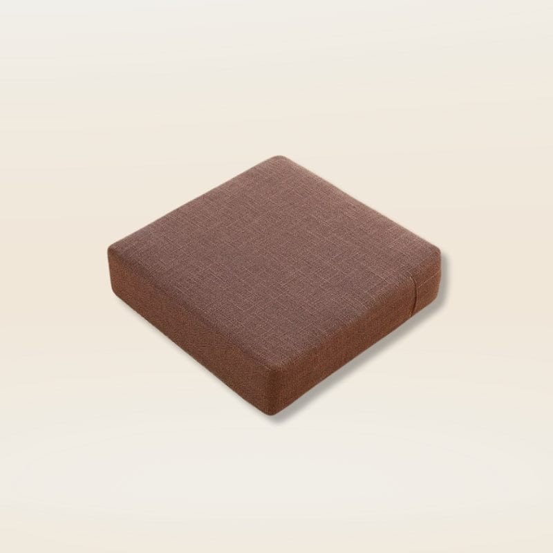Coussin de méditation carré | Dreamy Sloth® Marron / 40x40 cm