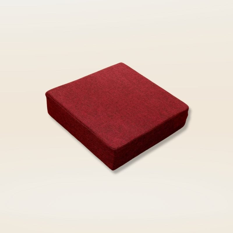Coussin de méditation carré | Dreamy Sloth® Rouge / 40x40 cm