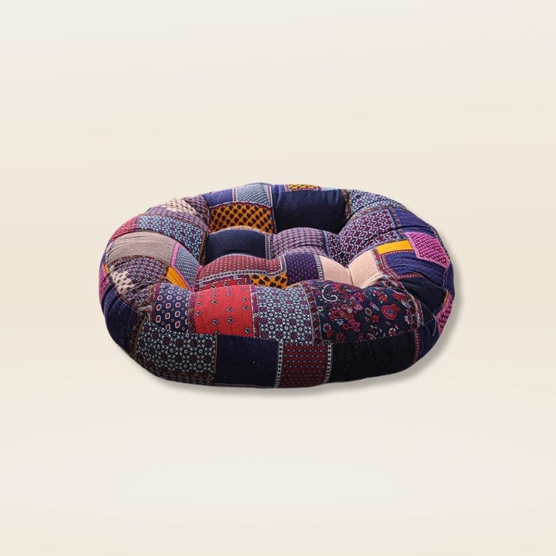 Coussin de sol bohemien | Dreamy Sloth® Violet / 55x55 cm
