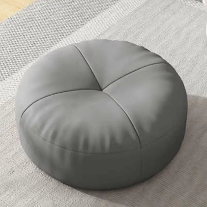 Coussin de sol cuir | Dreamy Sloth® Gris / 40x40 cm