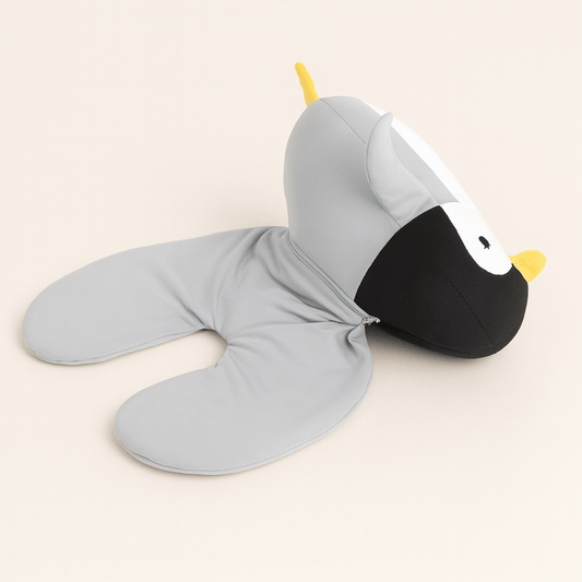 Coussin de voyage enfant | DreamySloth® Gris / 30x30 cm