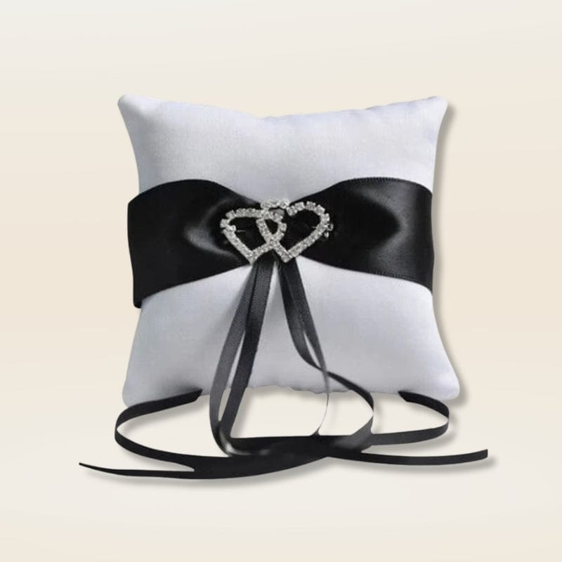 Coussin des alliances | Dreamy Sloth® Noir / 20x20 cm