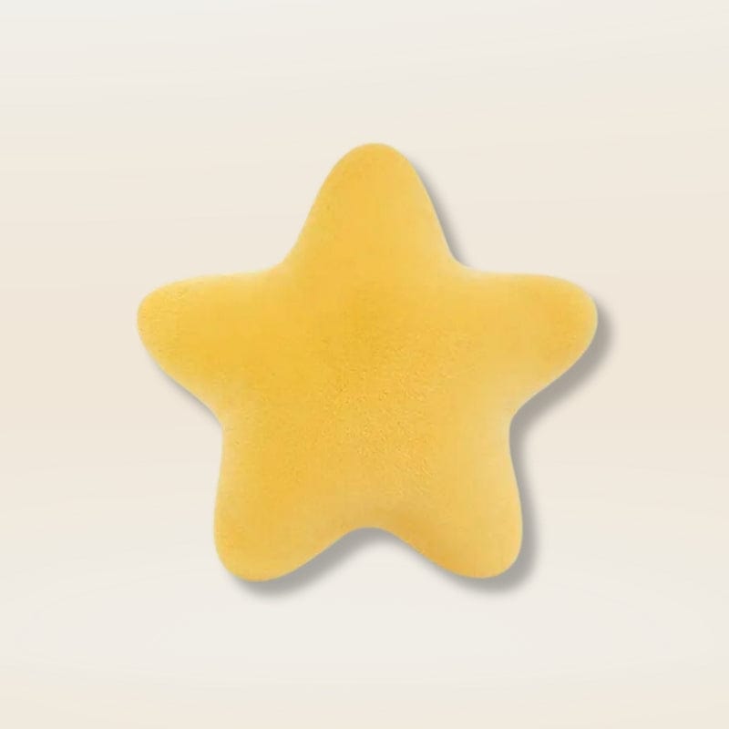 Coussin en etoile | Dreamy Sloth® Jaune / 30x30 cm