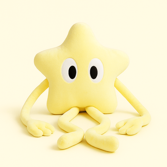 Coussin étoile | Dreamy Sloth® Jaune