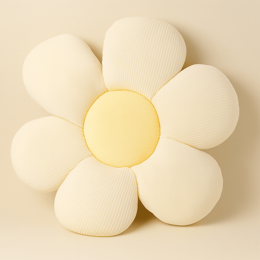 Coussin fleur blanc | Dreamy Sloth®