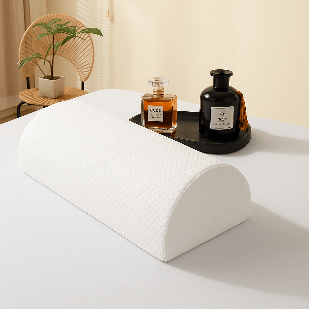 Coussin jambes | DreamySloth® Blanc / 40x20x10 cm