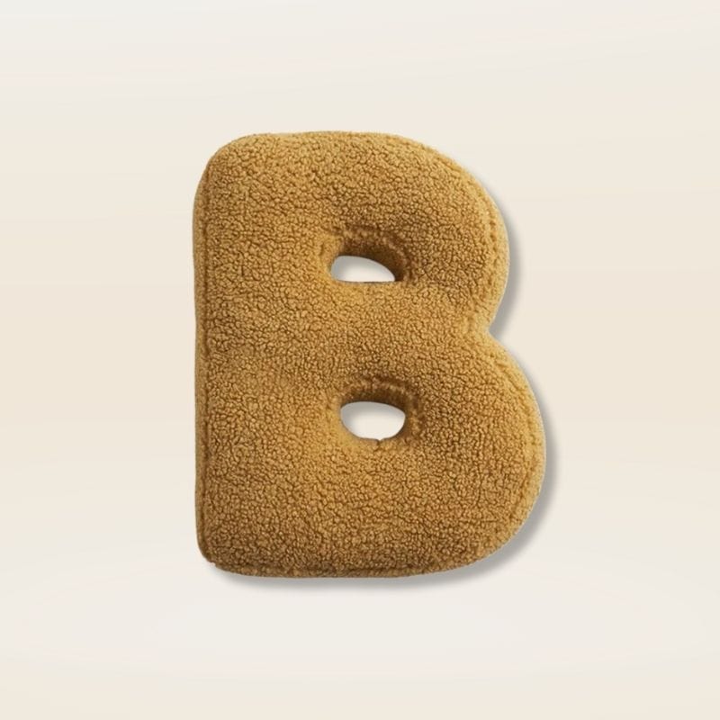 Coussin lettre | Dreamy Sloth® B / 38x30 cm