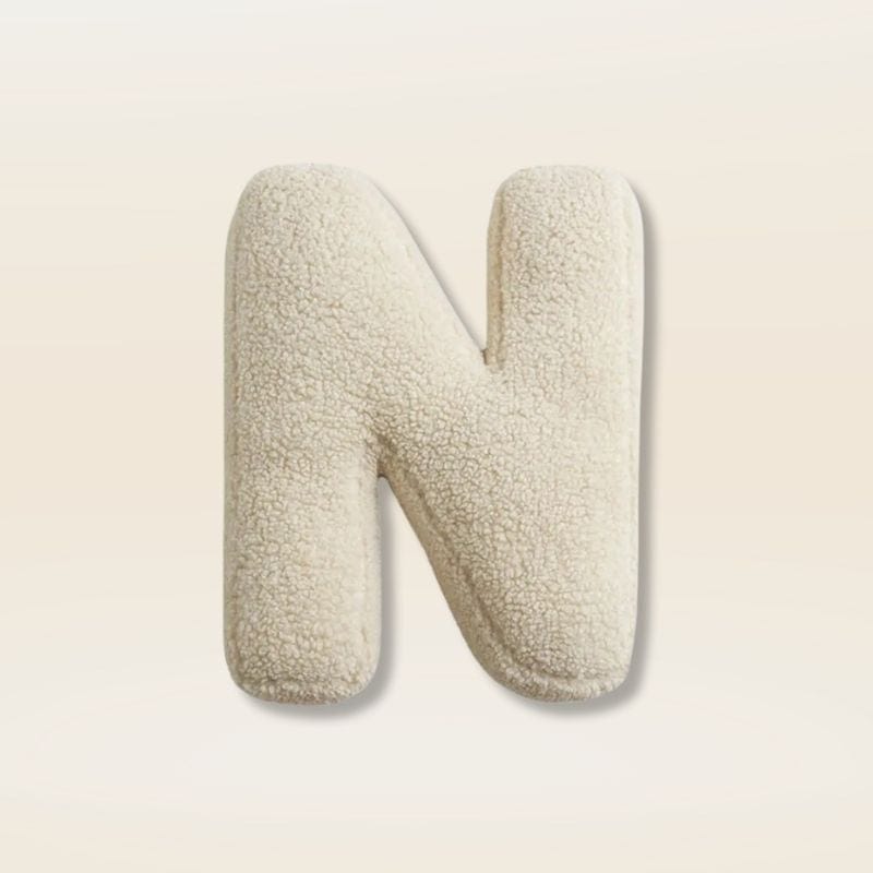 Coussin lettre | Dreamy Sloth® N / 38x30 cm