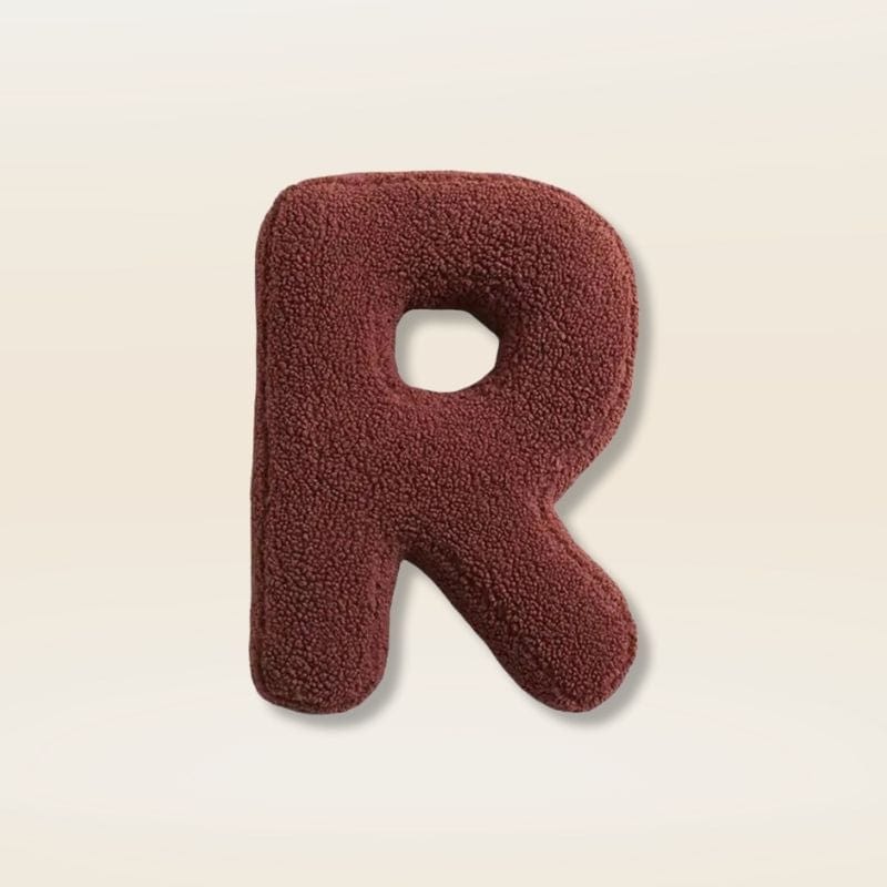 Coussin lettre | Dreamy Sloth® R / 38x30 cm
