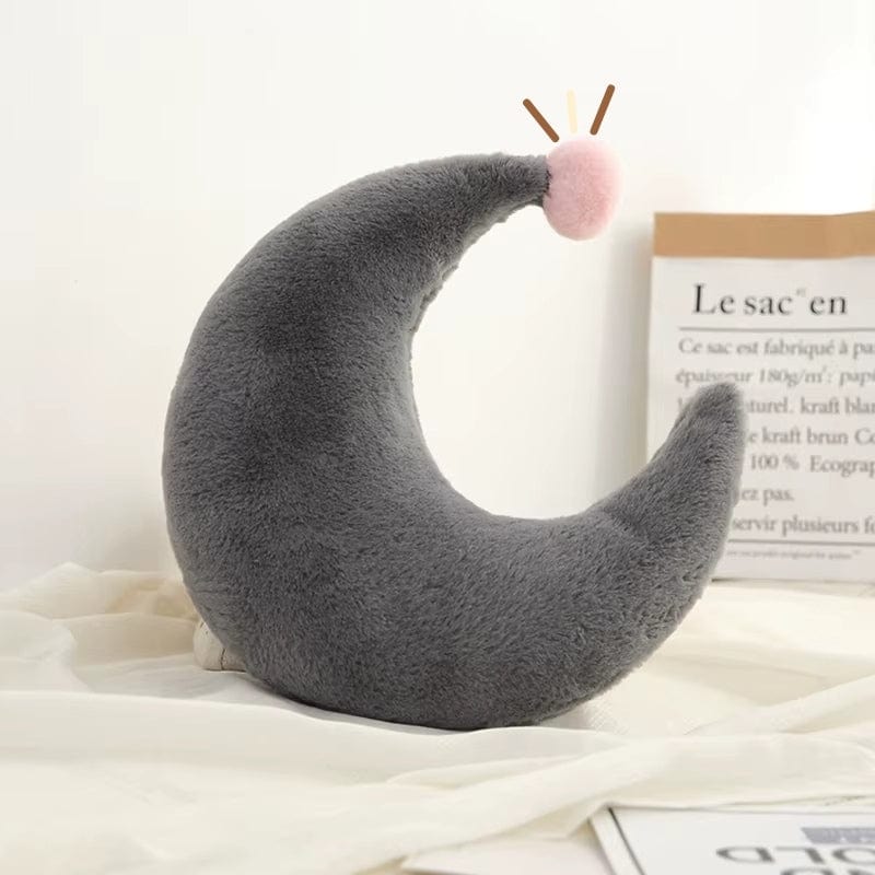 Coussin lune | Dreamy Sloth® Gris / 35x35 cm