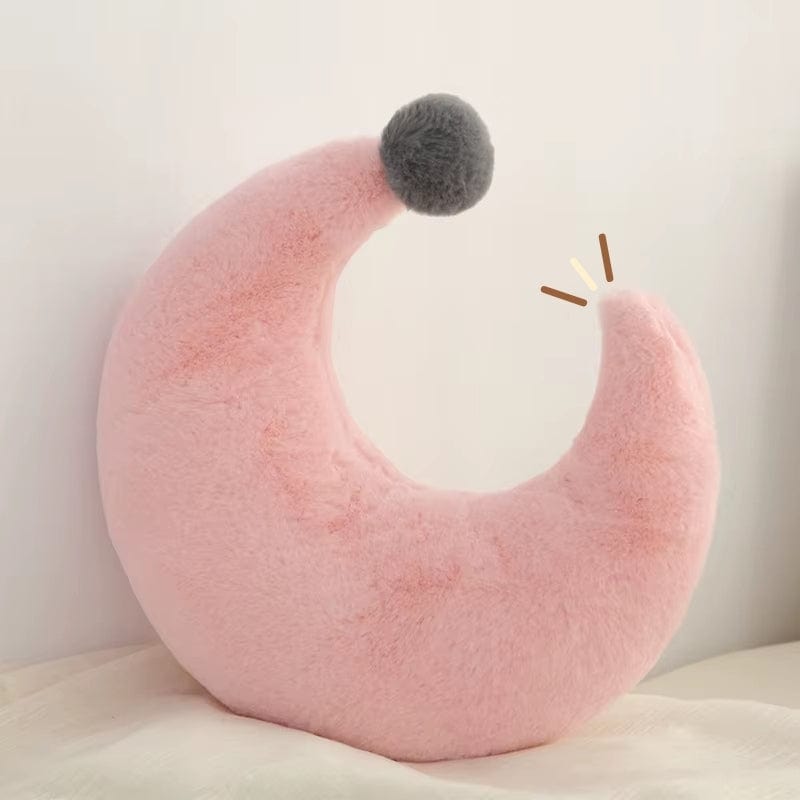 Coussin lune | Dreamy Sloth® Rose / 35x35 cm