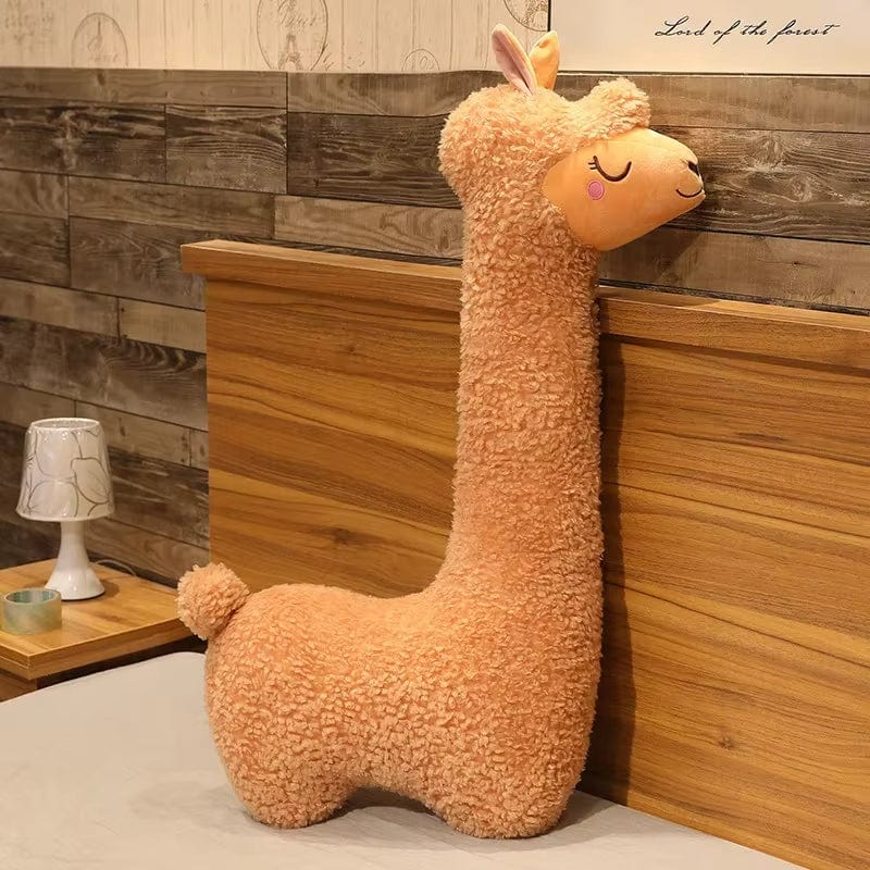 Coussin peluche <br> Coussin animaux Marron / 75 cm