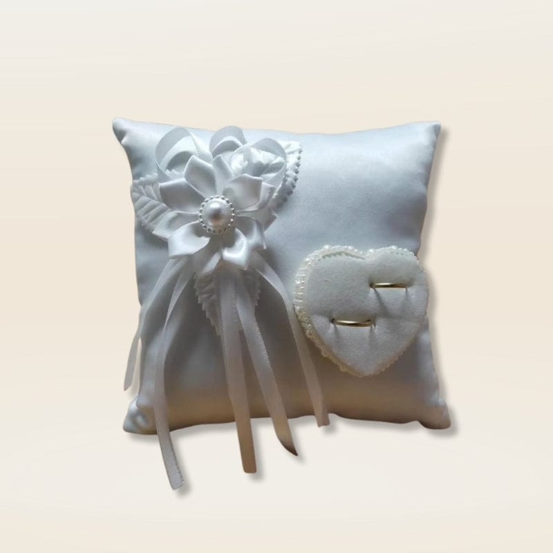 Coussin porte alliance | Dreamy Sloth® Blanc / 20x20 cm