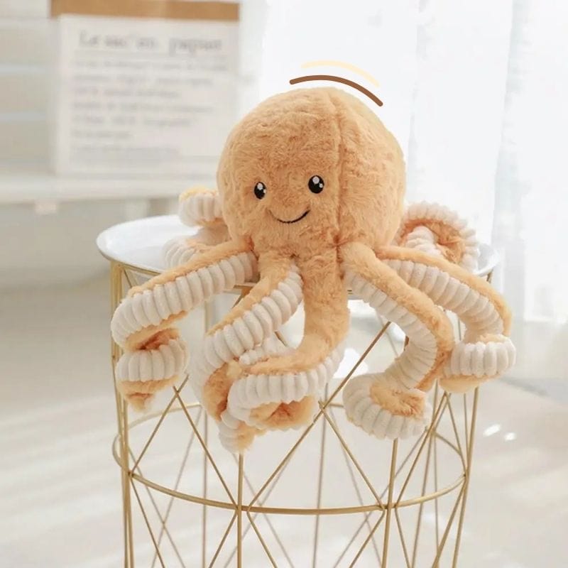 Coussin poulpe | Dreamy Sloth® Orange / 18 cm