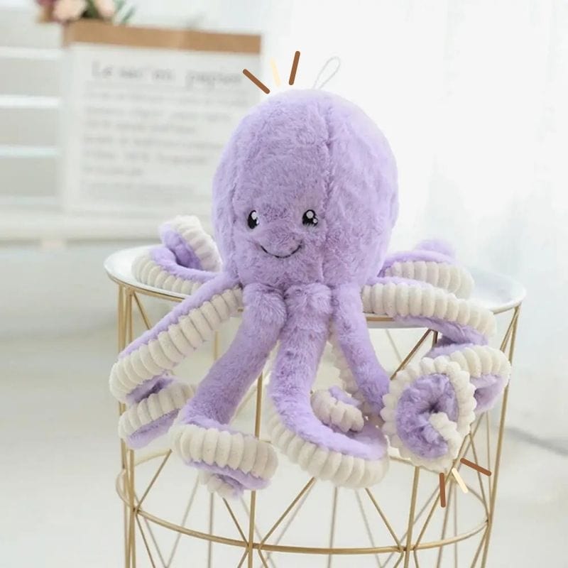 Coussin poulpe | Dreamy Sloth® Violet / 18 cm